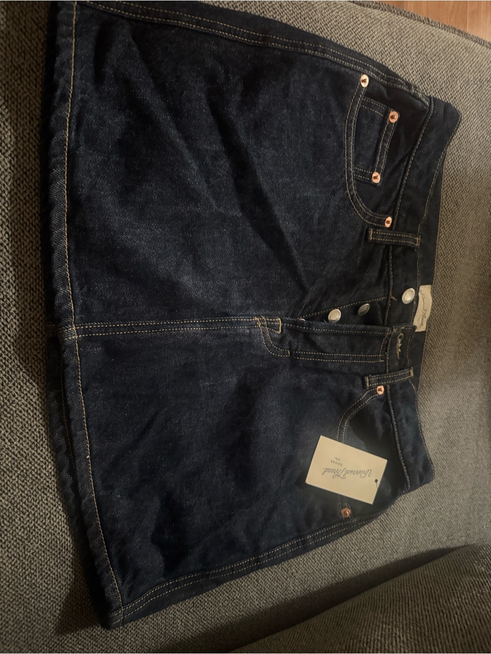 Target Dark Indigo Denim Mini Skirt
